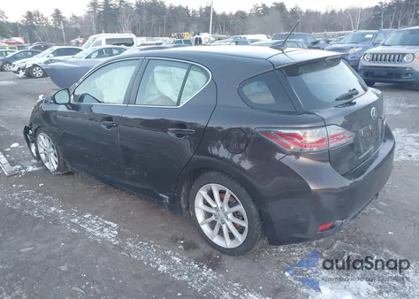 2012 Lexus Ct 200H Premium z USA, uszkodzony, nr VIN JTHKD5BH9C2058466